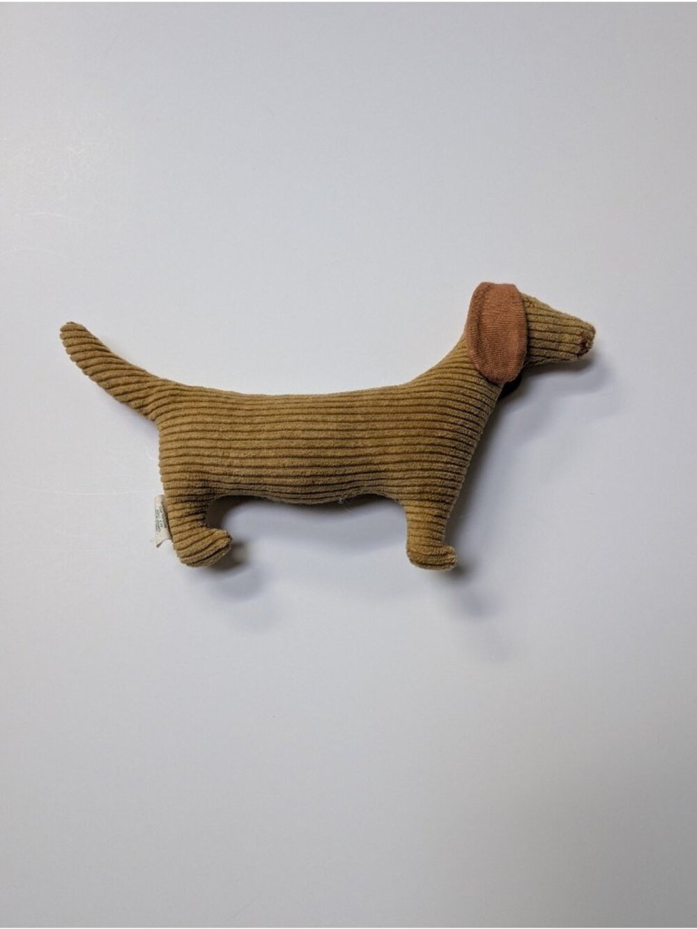 Kate Quinn Organic Cotton Corduroy Stuffy Stuffed Animal Dog Doxen Dachshund